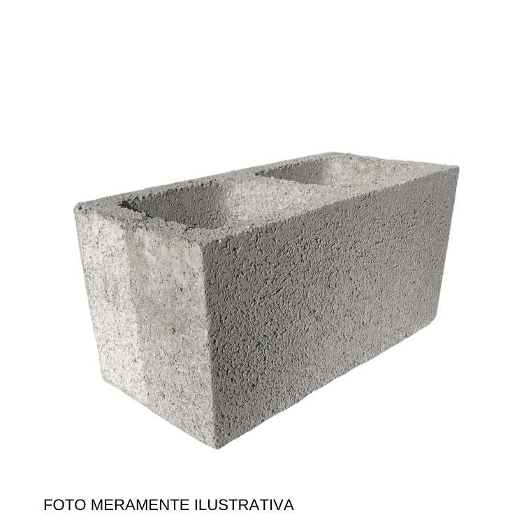 Bloco de concreto de vedação 19 cm