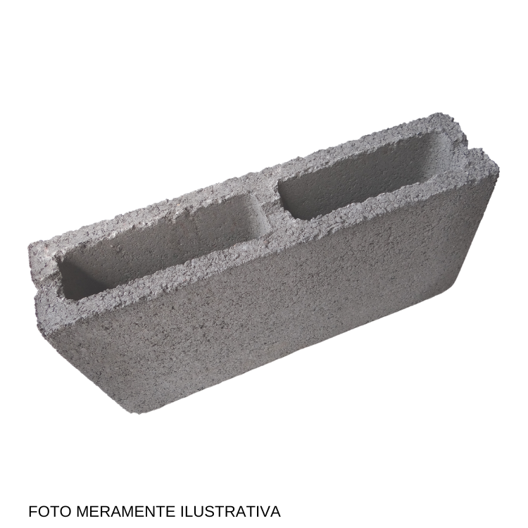 Bloco de concreto de vedação 9 cm